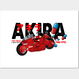 Akira pills Posters and Art